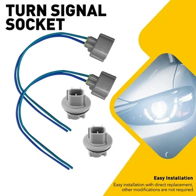 2x Enchufe de señal de giro y conector coleta 90075-60028 para 03-05 Toyota 4Runner Foto 1 de 4