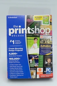 Broderbund PrintShop 4 Deluxe Druckerei - für Windows XP, Vista, 7, 8 und 10 - Bild 1 von 7