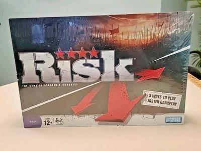 New 2008 Risk Board Game Of Strategic Conquest Parker Brothers Hasbro SEALED  - Image 1 of 4