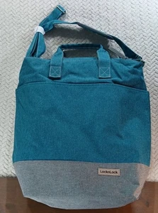 Lock n Lock Insulated Tote Bag w/ Handles 16x15x6 Teal NWOT - Picture 1 of 19