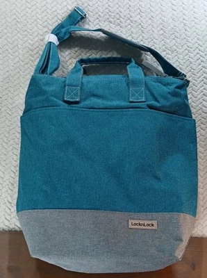 Lock n Lock Insulated Tote Bag w/ Handles 16x15x6 Teal NWOT - Image 1 of 4