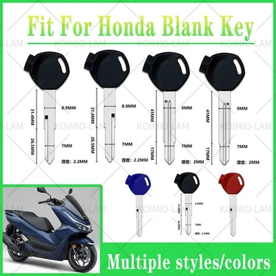 Fit For HONDA scooter Zoomer DIO 56 Z4 Z125 SCR100 WH110 PCX CBR Blank Key Uncut - Image 1 of 4
