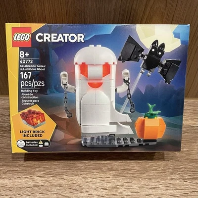LEGO 40772 Celebration Series: 3. Luminous Ghost with Light Brick - NEW SEALED - Image 1 of 3