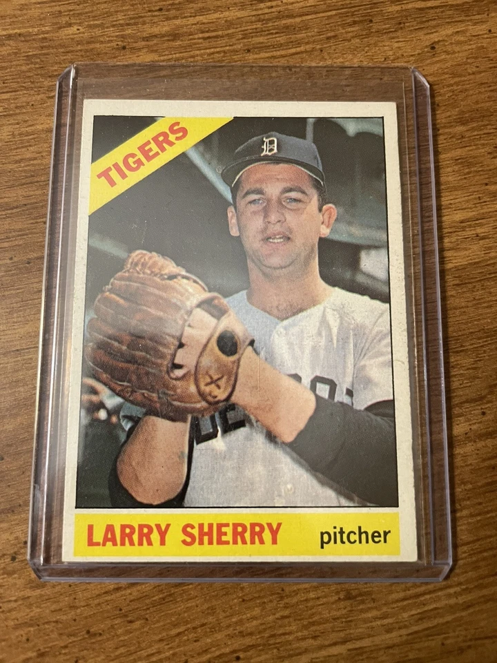 Larry Sherry 1966 #289 Detroit Tigers Pitcher Baseball Card NM-MINT See Pics - Image 1 of 4