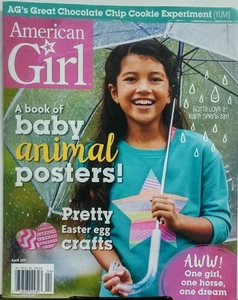 American Girl April 2017 Pretty Easter Egg Crafts Animal Poster FREE SHIPPING sb - Picture 1 of 1