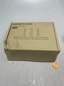 Soporte doble vertical para portátil Omoton plateado - Imagen 1 de 3