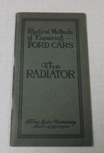 1919 Ford Practical Methods of Repairing Ford Cars The Radiator guide book - Picture 1 of 3