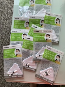 Imagin8 one Size Fits Most kids White Washinke Masks kids size new in package - Picture 1 of 5