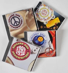 Time Life Singers and Songwriters CDs 4 CD Lot 8 Discs 60s 70s 96 Songs Rock Pop - Picture 1 of 7