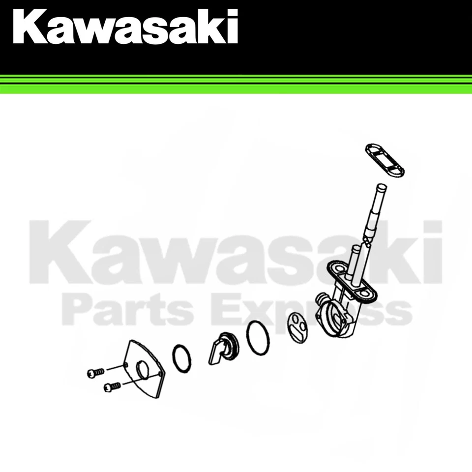 NEW 2010 - 2023 GENUINE KAWASAKI KLX110 KLX110L FUEL PETCOCK VALVE 51023-0041 - Image 1 of 1