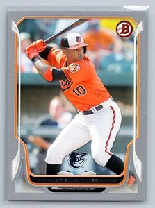 2014 Bowman #177 Adam Jones Silver #/75 - Picture 1 of 2