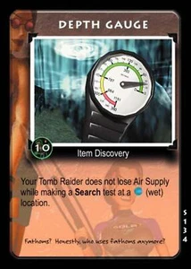 Tomb Raider CCG Depth Gauge - Slippery When Wet #134 - Picture 1 of 2