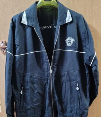 Versace Zip-up Blouson Medusa Logo Black Size XL Men's U2719 - Image 1 of 3