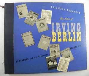 Al Goodman - The Music of Irving Berlin ~ Columbia Album C-78 - 4 x 10" 78RPM - Picture 1 of 18