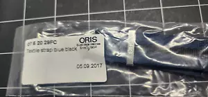 Oris Blue Textile Strap07 5 20 29FC *NEW* - Picture 1 of 3
