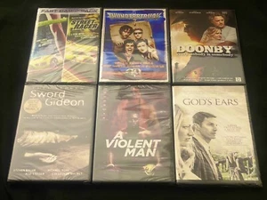 NEW! 7 Films on 6 DVD Lot! Thunderstruck, Sword of Gideon + Much More!!! - Imagen 1 de 3
