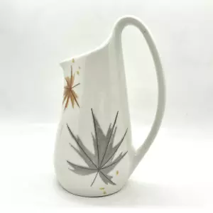 Vtg Iroquois Ben Seibel Creamer Maple Syrup Pitcher Harvest Time Leaves Fall MCM - Picture 1 of 17