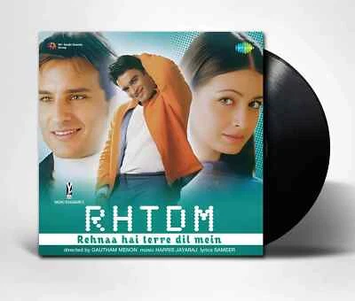 Rehnaa Hai Terre Dil Mein LP  Vinyl Record Bollywood Hindi Film OST Indian Mint - Image 1 of 4