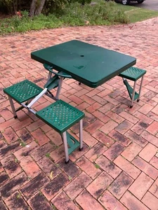 Portable Folding Table and Chair Set - Picture 1 of 7
