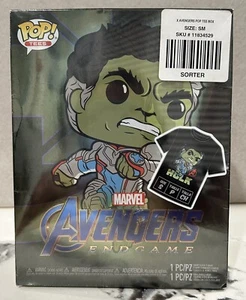 Funko Pop! Tees: Marvel Avengers Endgame - The Hulk M Shirt & Pop - Hot Topic LE - Bild 1 von 6
