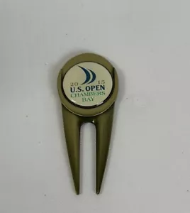 2015 US Open Golf Chambers Bay Divot Repair Tool With Golf Ball Marker - Picture 1 of 5