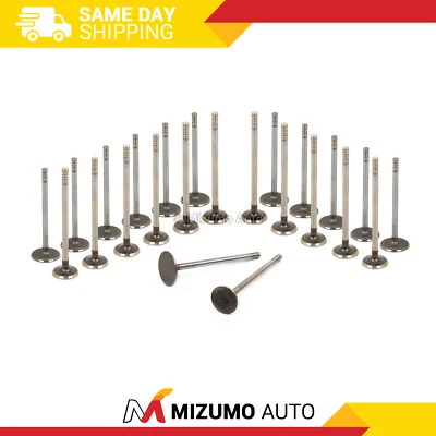 Intake Exhaust Valves Fit 99-10 Dodge Chrysler Plymouth VW 3.2 3.5 4.0L SOHC 24V - Image 1 of 4