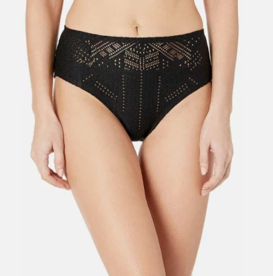 Kenneth Cole BLACK See You Swoon Bikini Swim Bottom Swimwear Size S  3251 - Image 1 of 3