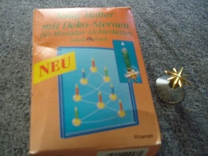 14 Saug Halter fürz. B. Lichterketten goldener Stern - Bild 1 von 2