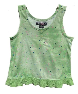 Camisa túnica sin mangas verde para niñas Sugar Rush talla M (10/12) Foto 1 de 2
