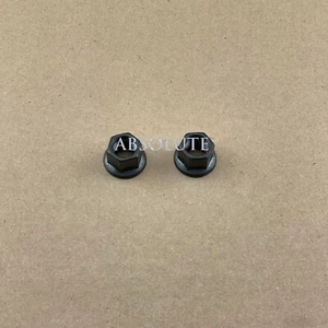 PAIR BMX BIKE 14MMx1 AXLE NUTS BEEFY BLACK BMX BICYCLE HUB NUTS OVER SIZED AXLE - Picture 1 of 1