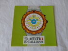 Swatch Scuba 200 Sticker Swiss Switzerland
