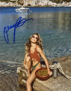 OLIVIA PONTON SIGNED 8x10 PHOTO SPORTS ILLUSTRATED SWIMSUIT MODEL BECKETT BAS - Picture 1 of 2