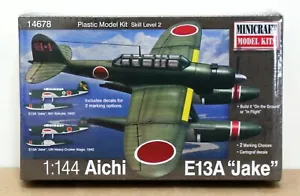 Minicraft 14678 Aichi E13A ""Jake"" Kit 1:144 Sigillato Nuovo - Foto 1 di 3