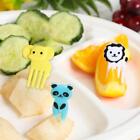 Mini Cute Animal Bento Food Fruit Picks Forks Lunch Kids Box Decor ls Too X8R7