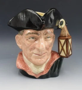 ROYAL DOULTON CHARAKTERKRÜGE AUS WILLIAMSBURG NACHTWÄCHTER GROSSER KRUG D6569 - Bild 1 von 9
