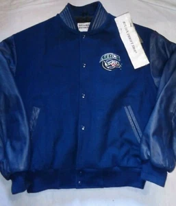 Toronto Aeros GTHL Rare Hockey Vintage Retro Blue Letterman Jacket Adult Large - Picture 1 of 3