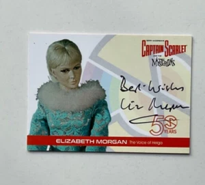CAPTAIN SCARLET 50 YEARS - AUTOGRAPH CARD EM1, ELIZABETH MORGAN - UNSTOPPABLE - Picture 1 of 2