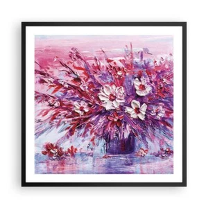 Wandbilder 60x60cm Poster Pastos Blumen Rosa Wandposter Bilder Art Wanddeko - Bild 1 von 10