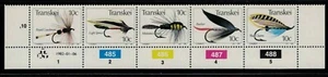 ZAYIX South Africa - Transkei 71 MNH strip of 5 Fishing Flies Sports 032323SM11M - Picture 1 of 1