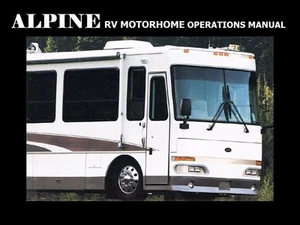 WESTERN RV ALPINE MOTORHOME MANUALS - 310pg with Operations Service & Repair - Imagen 1 de 6
