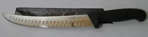 GIESSER 2005 WWL 25 CIMITER BREAKING/ BUTCHER KNIFE 10" BLADE ROSTFREI GERMANY - Picture 1 of 2