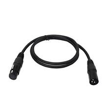 (1m) DMX Stage Light Cable,DJ XLR Cable, 3-Pin Male XLR to 5-Pin Female XLR D...