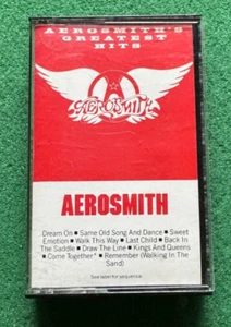 Aerosmith Greatest Hits CASSETTE Tape 1980 Columbia Steven Tyler, Walk This Way - Picture 1 of 2