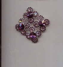 flower maltIse pin Alex And Ani Amethyst