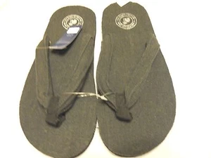 Caribbean Joe Flip Flops Size L Men Shoes Grey - Picture 1 of 3