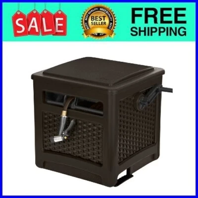 Suncast 225 ft. Smart Trak Wicker Garden Hose Reel Guide and Hideaway [US STOCK - Image 1 of 4