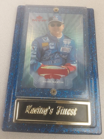 NASCAR #6 Mark Martin MVP Racing's Finest Small Plastic Plaque Cover