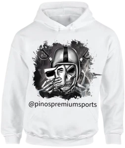 RAIDERS MASK OFF ART PREMIUM HOODIES SM-3X - Picture 1 of 2