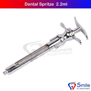 Dental Spritze 2.2ml Zylinderampullenspritze Injektion Anästhesie Aspirating - Bild 1 von 3