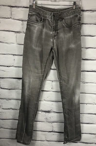 Prana Mens Bridger 28w32L Gray Slim Fit Distressed Jeans Organic Cotton - Picture 1 of 9